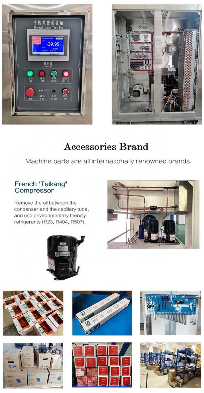 อุณหภูมิความชื้นห้องปั่นจักรยานสิ่งแวดล้อมเครื่องทดสอบการกระแทกด้วยความร้อนจากสภาพอากาศ 1