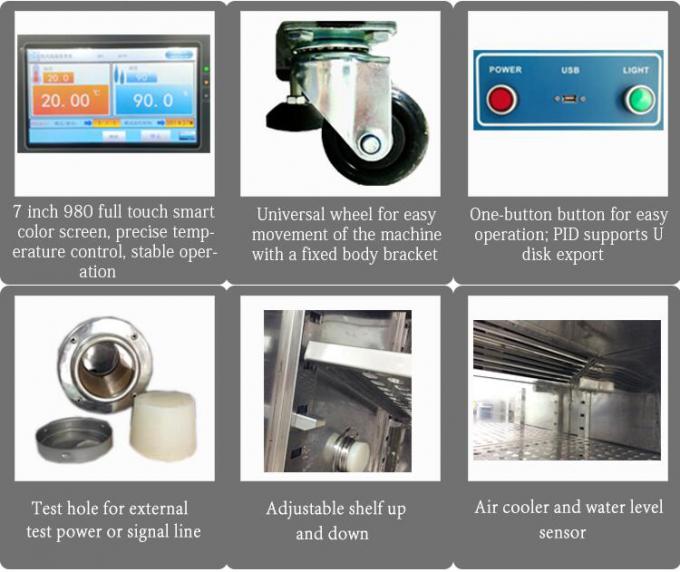 ห้องทดสอบสภาพภูมิอากาศความเสถียรของอุณหภูมิ 1