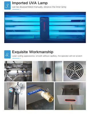 UV Test Chamber with ±2℃ Temperature Uniformity and ±5% UV Irradiance Uniformity