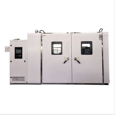 สองประตูระบายความร้อนด้วยน้ำ SUS304 Walk In Humidity Chamber 220VAC