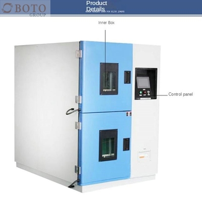 R404A / R23 ห้องทดสอบการกระแทกทางความร้อน -40C ~ 150C สองโซน, เวลาแปลง 10s