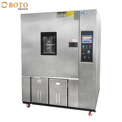 CE อนุมัติ 408L หน้าจอสัมผัสอัตโนมัติที่ตั้งโปรแกรมได้ห้องทดสอบความชื้นและอุณหภูมิคงที่สำหรับการทดสอบยาง
