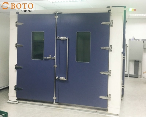 สิ่งแวดล้อม Humedad Constante Del Termostato ห้องทดสอบความชื้นอุณหภูมิ Walk In Climate Chamber
